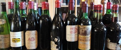 Lot 252 - A Mixed Parcel of Vintage French and World Wine; many poor labels or unidentified bottles,...