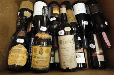 Lot 257 - A Mixed Parcel of Predominantly Vintage Italian and Australian Wine; vintages from 1959 onwards...