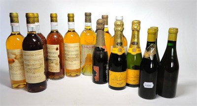 Lot 259 - A Mixed Parcel Including; Barsac 1979, Christian Fauve bottled; Barsac, Dourthe Freres bottles...