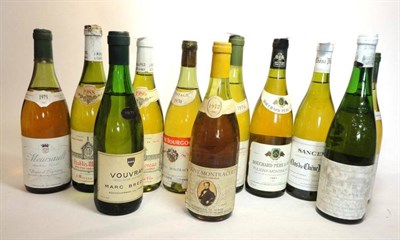 Lot 266 - A Mixed Parcel of Mostly 1970's Vintage White Burgundy Including; Puligny Montrachet 1987, Bouchard