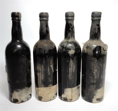 Lot 282 - Dow 1955, vintage port, identified from capsules (x4) (four bottles) U: into neck, top...