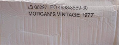 Lot 294 - Morgan's 1977, vintage port, half case, oc (six bottles)