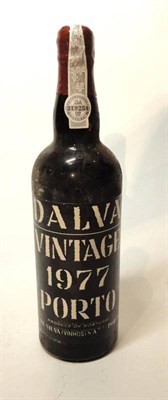 Lot 295 - Dalva 1977, vintage port U: into neck