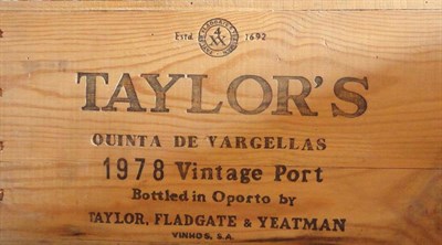 Lot 296 - Taylors 1978, vintage port, owc (twelve bottles)