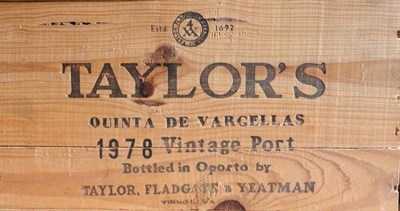 Lot 297 - Taylor 1978, vintage port, owc (twelve bottles)