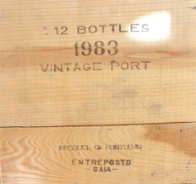 Lot 298 - Dow 1983, vintage port, owc (twelve bottles)