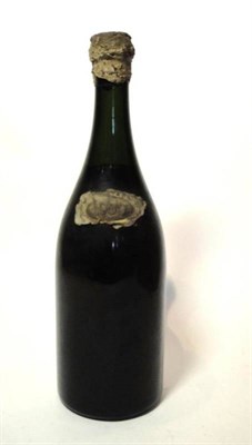 Lot 313 - Believed to be 1900 Cognac, magnum, bottle top sealed with wax and wax seal to the shoulder...