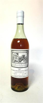 Lot 316 - Frapin Grande Champagne Cognac 1940, Berry Borthers bottled, bottled and shipped 1976 U: 6cm