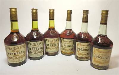 Lot 327 - Hennessy Bras Arme Cognac, 24 fl ozs or 68cl, 70° (x3); Hennessy Very Special Cognac, 24 fl...