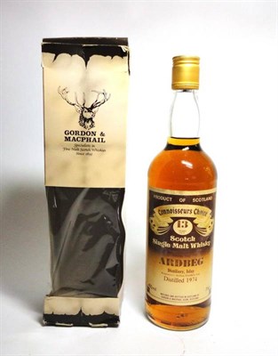 Lot 348 - Ardbeg 13 Year Old, Connoisseurs Choice, bottled by Gordon & MacPhail, brown and cream label, 75cl