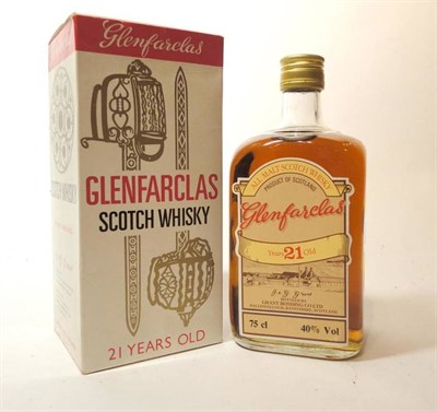 Lot 377 - Glenfarclas 21 Year Old, All Malt Scotch Whisky, bottled by Grant Bonding Co Ltd, 75cl, 40%, in...