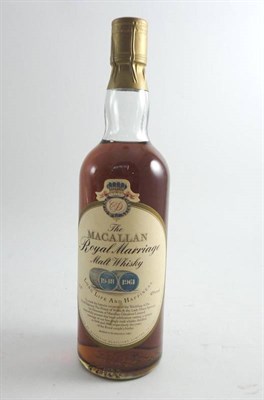 Lot 416 - The Macallan Royal Marriage Malt Whisky, bottled to commemorate the marriage of Prince Charles...