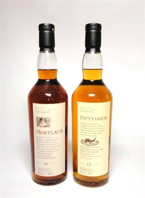 Lot 418 - Pittyvaich 12 Year Old, Flora and Fauna Series, 70cl, 43%; Mortlach 16 Year Old, Flora and...