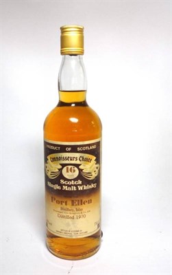 Lot 419 - Port Ellen 16 Year Old 1970, Connoisseurs Choice, brown and cream label, bottled by Gordon &...