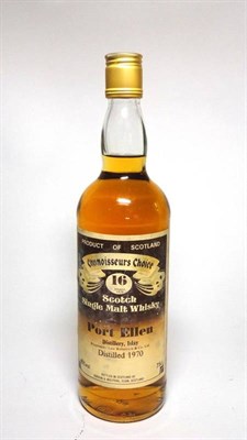 Lot 420 - Port Ellen 16 Year Old 1970, Connoisseurs Choice, brown and cream label, bottled by Gordon &...