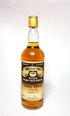 Lot 421 - Port Ellen 16 Year Old 1970, Connoisseurs Choice, brown and cream label, bottled by Gordon &...