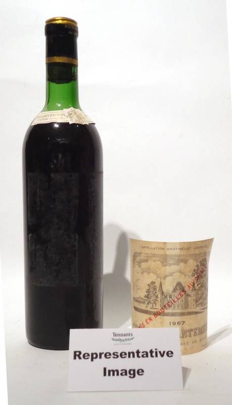 Lot 1012 - Chateau Cantemerle 1967, Haut Medoc (x11) (eleven bottles) U: most labels detached but...