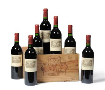 Lot 1036 - Chateau Lafite Rothschild 1984, Pauillac (x7), owc (seven bottles) U: all into neck (see image...