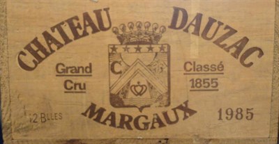 Lot 1040 - Chateau Dauzac 1985, Margaux, owc (twelve bottles)