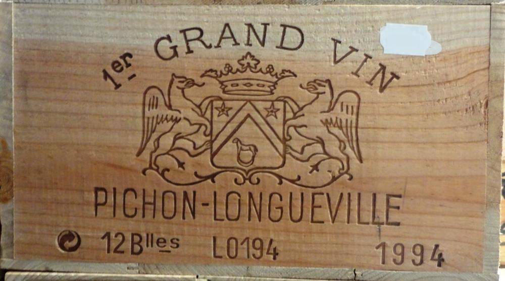 Lot 1054 - Chateau Pichon-Longueville Baron 1994, Pauillac, owc (twelve bottles) NOT Comtesse de Lalande