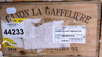 Lot 1065 - Chateau Canon-la-Gaffeliere 1995, St Emilion (x10) (ten bottles)