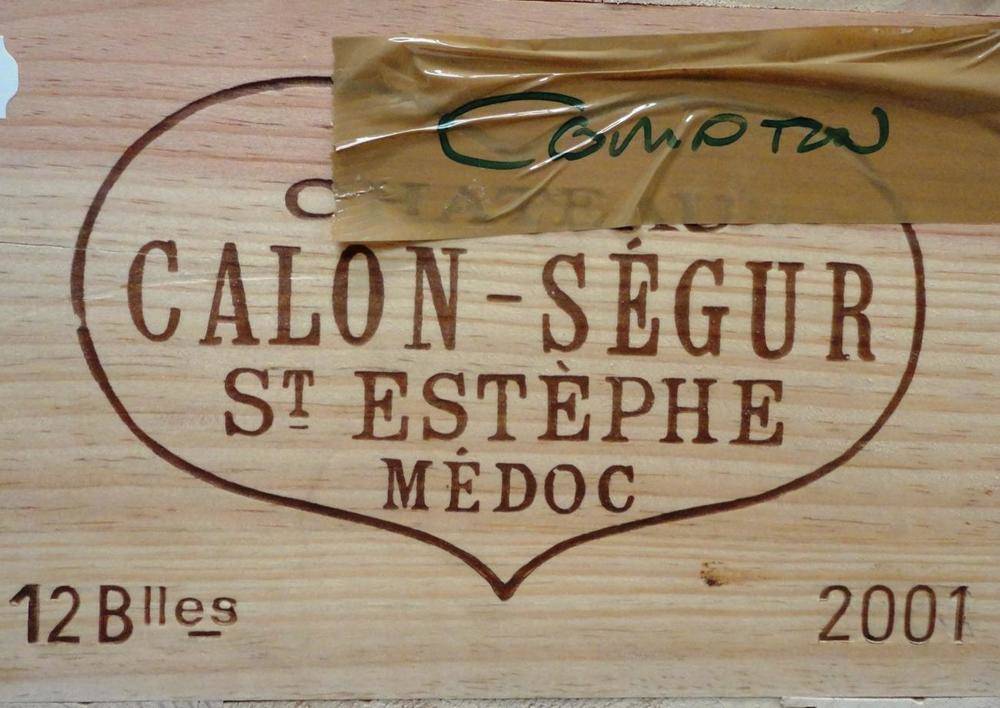 Lot 1078 - Chateau Calon Segur 2001, St Estephe, owc (twelve bottles)