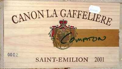 Lot 1080 - Chateau Canon-la-Gaffeliere 2001, St Emilion, owc (twelve bottles)