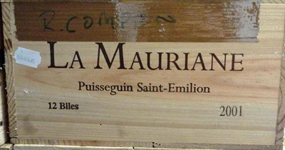 Lot 1082 - Chateau Mauriane 2001, St Emilion, owc (twelve bottles)