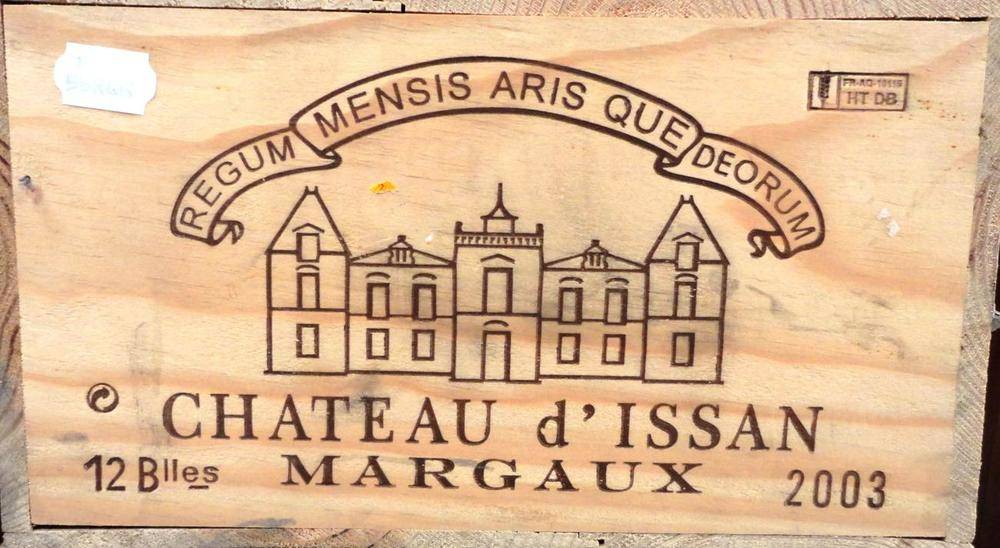 Lot 1088 - Chateau d'Issan 2003, Margaux, owc (twelve bottles)