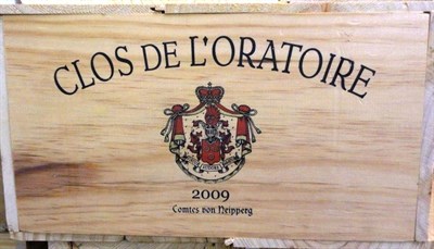 Lot 1114 - Clos de L'Oratoire 2009, owc (twelve bottles)