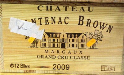 Lot 1117 - Chateau Cantenac Brown 2009, Margaux, owc (twelve bottles)