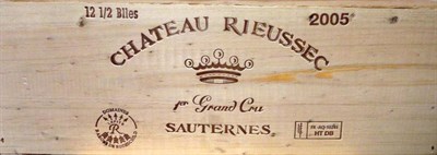 Lot 1135 - Chateau Rieussec 2005, Sauternes, half case, owc (six bottles)