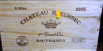 Lot 1136 - Chateau Rieussec 2005, Sauternes, half case, owc (six bottles)