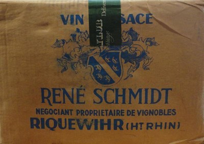 Lot 1137 - Rene Schmidt 1969, Alsace, Grande Reserve,  Mandelkreuz Gewurztraminer, oc (twelve bottles)