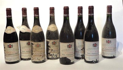 Lot 1139 - Chateauneuf du Pape Les Cedres 1990, Paul Jaboulet Aine (x8) (eight bottles) U: lowest 1.5cm,...