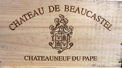 Lot 1148 - Chateauneuf du Pape 2010, Beaucastel Rouge, half case, owc (six bottles)