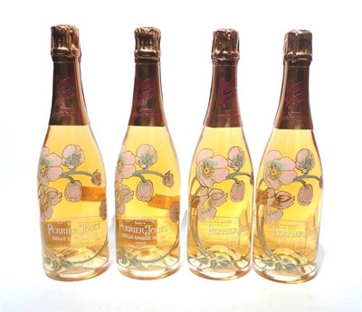 Lot 1177 - Perrier Jouet Belle Epoque Rose 2002, vintage champagne (x4) (four bottles) U: 1.5cm inverted