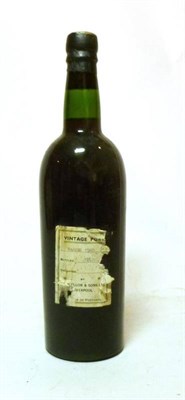 Lot 1183 - Warre 1960, vintage port, bottled by JAS Mellor and Sons, Liverpool U: into neck