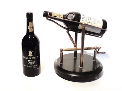 Lot 1193 - Graham 1970, vintage port, mounted on a decanting cradle, Quarles Harris 1977, vintage port...