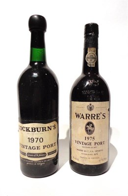 Lot 1198 - Warre 1975, vintage port; Cockburn 1970, vintage port (two bottles)