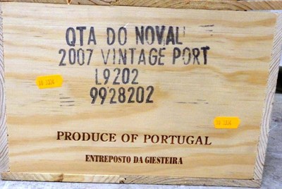 Lot 1209 - Quinta do Noval 2007, vintage port, half case, owc (six bottles)