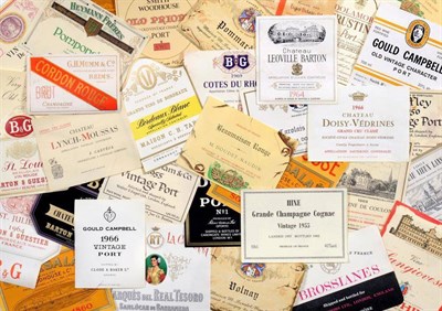 Lot 1224 - A Large Collection of New Old Stock Wine, Cognac, Port and Champagne Labels, including Hine...