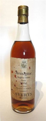 Lot 1230 - Avery's Armagnac Exceptional 1914, 70°