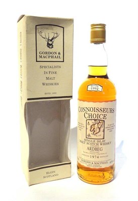 Lot 1250 - Ardbeg 1974 Connoisseurs Choice, distilled 1974 bottled 1992 by Gordon & Macphail, map label, 70cl