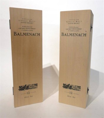 Lot 1258 - Balmenach 12 Year Old Fauna and Fauna Series, 70cl, 43%, in original wooden presentation case...