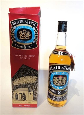 Lot 1269 - Blair Athol 8 Year Old, new old stock condition, 75cl, 40%, with original red carton and wing tag