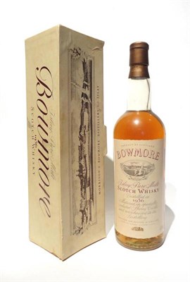 Lot 1273 - Bowmore 1956, Islay Pure malt Scotch, distilled in 1956, 43%, 75cl, with original carton U: top...