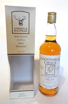 Lot 1284 - Caol Ila 1977 Connoisseurs Choice, map label, distilled in 1977 by Gordon & Macphail, 75cl,...