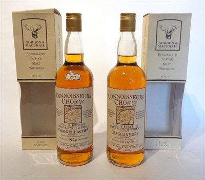 Lot 1294 - Cragganmore 1974 Connoisseurs Choice, map label, distilled in 1974 by Gordon & Macphail, 75cl, 40%