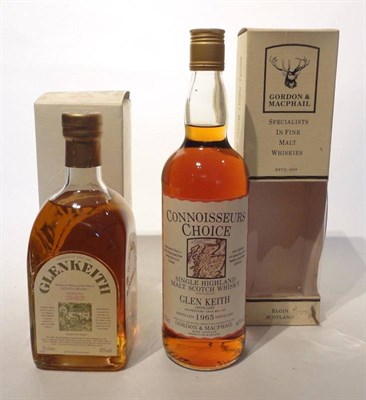 Lot 1311 - Glen Keith 1965 Connoisseurs Choice, map label, distilled in 1965, Gordon and Macphail, 75cl,...